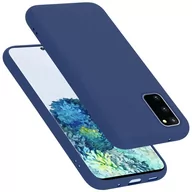 Etui i futerały do telefonów - Pokrowiec Do Samsung Galaxy S20 FE Etui w LIQUID NIEBIESKI TPU Silikon Case Cover Obudowa Ochronny Cadorabo - miniaturka - grafika 1