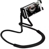 Uchwyty samochodowe do telefonów - Uchwyt na szyję Soft N Lazy czarny (5905359812395) - miniaturka - grafika 1