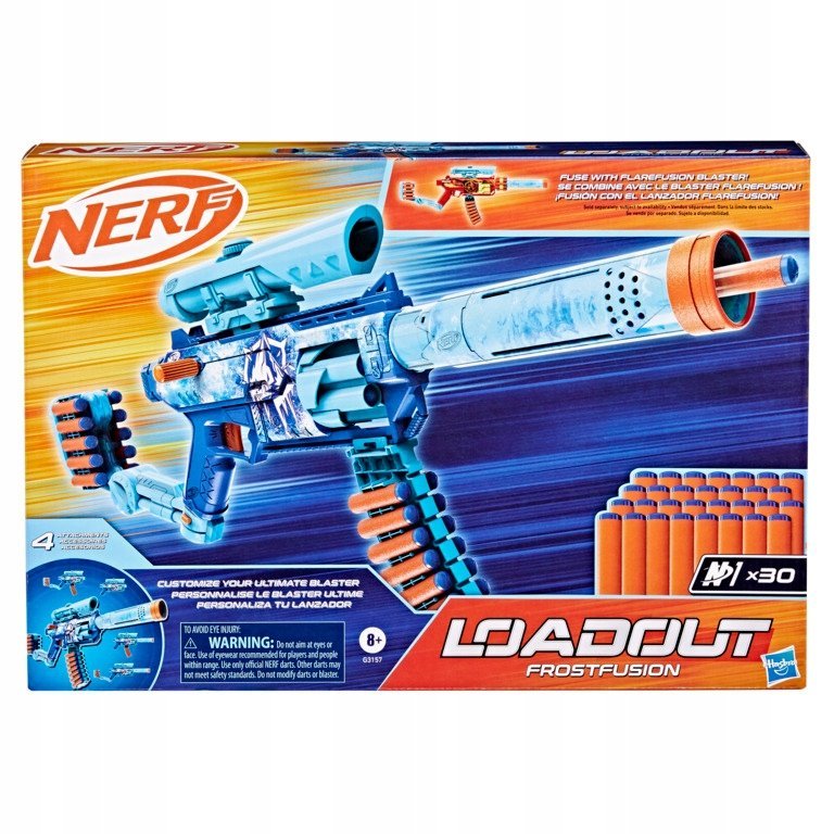 Nerf Loadout Fortsfusion modułowa Wyrzutnia Blaster 30 strzałek N1 G3157