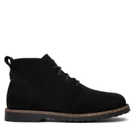 Botki damskie - Botki Birkenstock Uppsala Mid Shearling 1028141 Czarny - miniaturka - grafika 1