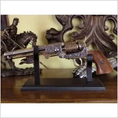 Repliki - broń - GRAWEROWANA REPLIKA - KAPISZONOWY COLT REWOLWER NAVY USA 1851r.  (1040/L) - miniaturka - grafika 1