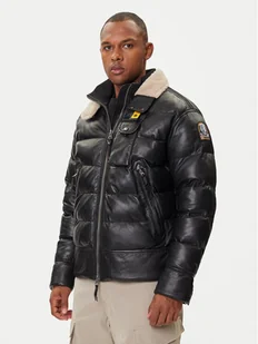 Parajumpers Kurtka skórzana Gian 25WMPMJKLE03 Czarny Regular Fit - Kurtki męskie - miniaturka - grafika 1