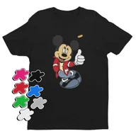 Koszulki męskie - Koszulka T-Shirt Dziecięca Z Nadrukiem Myszka Miki Minnie Różne -M 134-140 - miniaturka - grafika 1