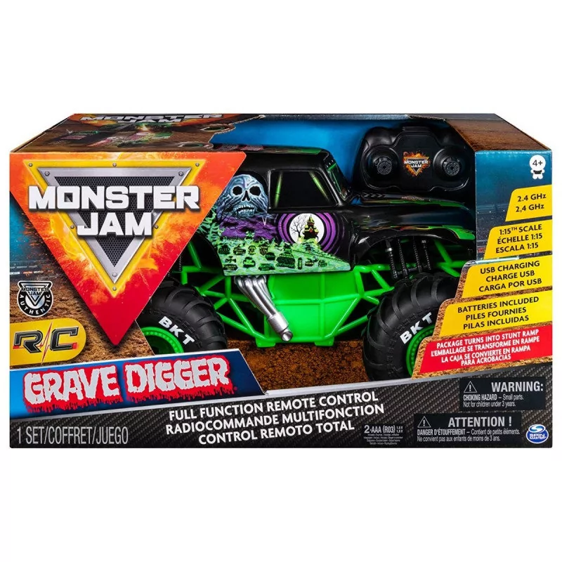 Spin Master Monster Jam RC 1:15 Grave Digger 20103722