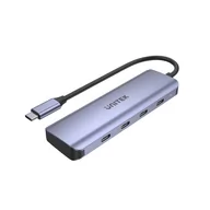 Huby USB - Unitek USB-C 3.1, 4 x USB-C, 5 Gbps - miniaturka - grafika 1