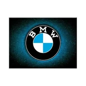 Magnesy - Nostalgic Art Magnes Bmw - Logo Blue Shine - miniaturka - grafika 1