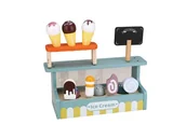 Zabawki sensoryczne - Drewniana Lodziarnia Zestaw do przygotowywania lodów - miniaturka - grafika 1