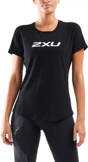 Koszulki sportowe męskie - 2XU Contender Koszula z krótkim rękawem Kobiety, czarny XS 2021 Koszulki do biegania WR6296A-BLKGEO-XS - grafika 1