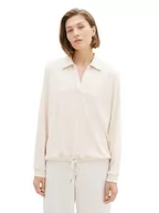 Bluzy damskie - TOM TAILOR Bluza damska, 30265 - Soft Buttercream Melange, XXL - miniaturka - grafika 1