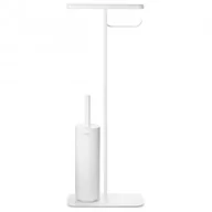 Stojaki i wieszaki na papier toaletowy - Brabantia Stojak toaletowy MindSet White 303883 biały - miniaturka - grafika 1