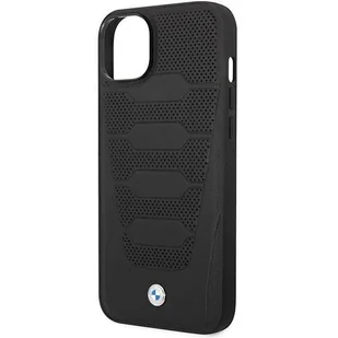 Etui BMW BMHCP14S22RPSK iPhone 14 6,1" czarny/black Leather Seats Pattern - Etui i futerały do telefonów - miniaturka - grafika 6