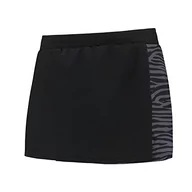 Spódnice - Dunlop Game Skirt, sportowa spódnica tenisowa, czarna, czarny, XXS - miniaturka - grafika 1