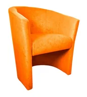 Fotele - ATOS Fotel CLUB Mikrofaza 13 pomarańczowy - miniaturka - grafika 1