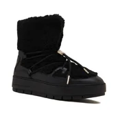Śniegowce damskie - Tommy Hilfiger Śniegowce TEDDY | z dodatkiem skóry | shearling - miniaturka - grafika 1