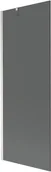 Parawany nawannowe - Mexen Next parawan nawannowy 1-skrzydłowy 70 x 150 cm, grafit, nikiel szczotkowany - 895-070-000-00-40-97 - miniaturka - grafika 1