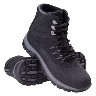 Męskie buty trekkingowe zimowe Hi-tec Blazi MID czarne rozmiar 45 - Buty trekkingowe męskie - miniaturka - grafika 1
