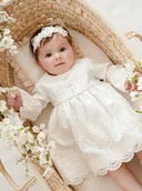 Ubranka do chrztu - Sukienka do chrztu Barbara - miniaturka - grafika 1