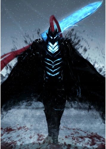 Plakat Solo Leveling A2 (420mm x custom) Anime Na honjaman level up