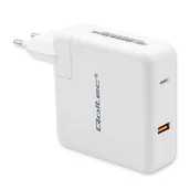 Ładowarki do telefonów - Qoltec Ładowarka Gan Fast 108W 5-20V 3-4.7A Usb C Biała - miniaturka - grafika 1