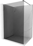Ścianki i drzwi prysznicowe - Mexen Kioto ścianka prysznicowa Walk-in 80 x 200 cm, grafit 8 mm, gun gray szczotkowany - 800-080-101-66-40 - miniaturka - grafika 1