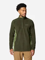 Bluzy męskie - Bluza męska nierozpinana streetwear Columbia Klamath Range II Half Zip 1352472366 L Zielona (195980978798) - miniaturka - grafika 1