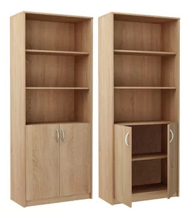Regał MARK R007 Dąb Sonoma 180x74x35 cm - Regały - miniaturka - grafika 1