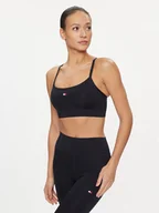 Bielizna sportowa damska - Tommy Hilfiger Biustonosz sportowy Essentials Flag WW0WW41077 Granatowy - miniaturka - grafika 1