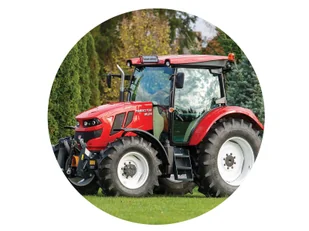 Dekoracyjny opłatek tortowy Traktor - 20 cm - Ciasta i półprodukty do ciast - miniaturka - grafika 1