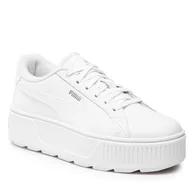 Trampki damskie - PUMA Damskie trampki Karmen L, biało-czarne, 3,5 UK, biały, 36 EU - miniaturka - grafika 1