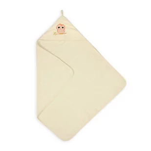 MATEX Kąpielowe okrycie niemowlęce ROBIN 80x80 [TB0393_02] ekri - Okrycia kąpielowe dla dzieci - miniaturka - grafika 2