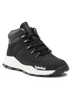 Buty dla chłopców - Timberland Trzewiki Brooklyn Euro Sprint TB0A2EJD0011 Czarny - grafika 1