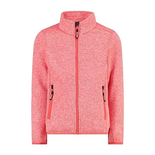 CMP - kurtka Knit-Tech dla dzieci, Red Fluo-Antracyt, 110 - Kurtki i płaszcze dla chłopców - miniaturka - grafika 1