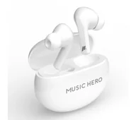 Słuchawki - Music Hero TWS X-BEAT biały - miniaturka - grafika 1