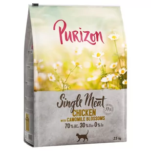 Purizon Single Meat, kurczak z kwiatami rumianku - 2,5 kg - Sucha karma dla kotów - miniaturka - grafika 1