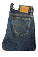 Spodnie męskie - LEE RIDER SLIM MIDNIGHT BLUE JEANSY MĘSKIE sec - miniaturka - grafika 1