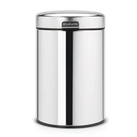 Kosze na śmieci - BRABANTIA Kosz ścienny BRABANTIA, 3l, stal polerowana - miniaturka - grafika 1