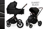 Wózki dziecięce - MUUVO QUICK SE 2W1 Sunset Black - miniaturka - grafika 1