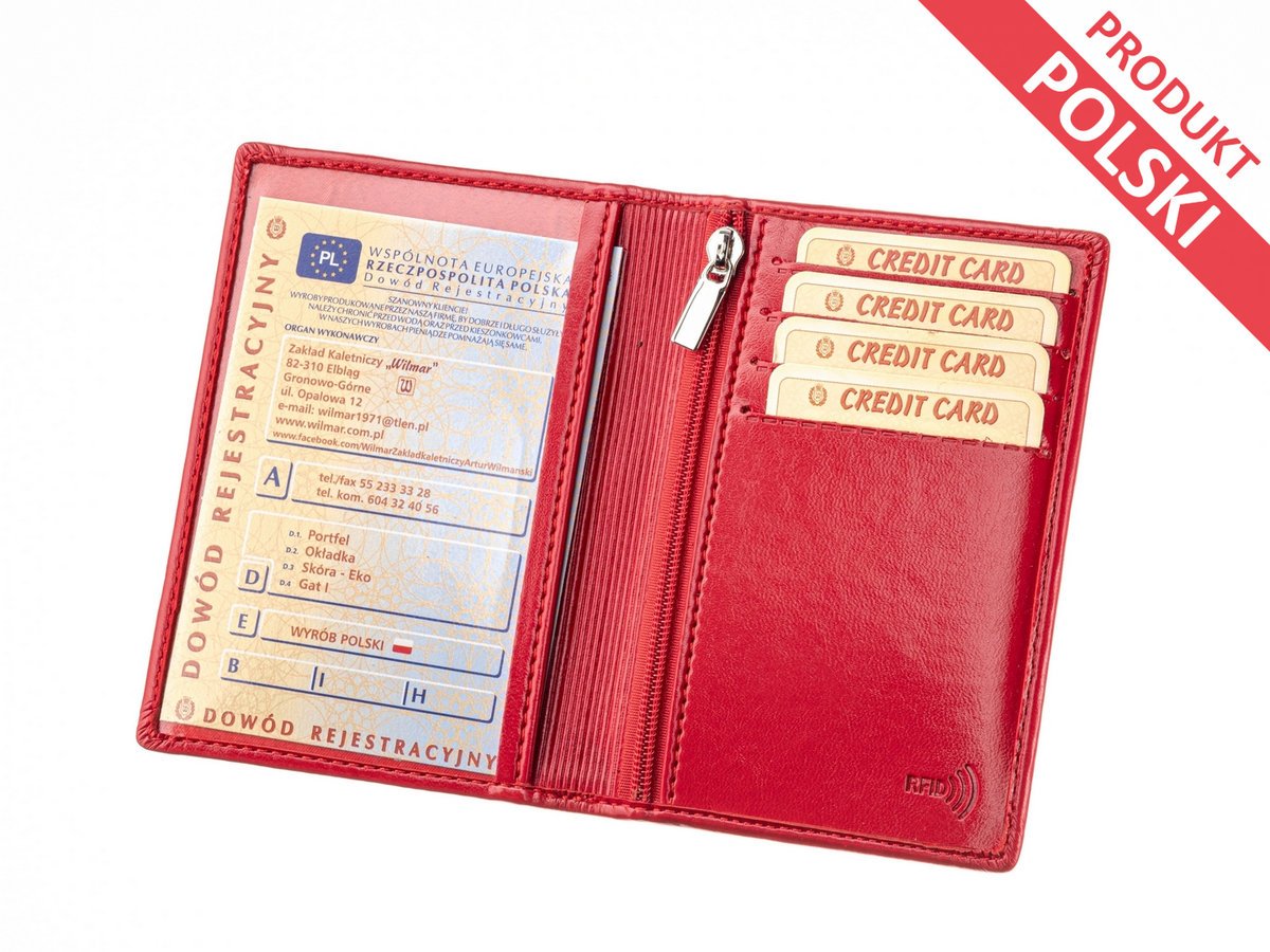 Etui ,okładka na karty płatnicze i dokument z ochroną 