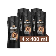 Żele pod prysznic dla mężczyzn - Axe Dark Temptation żel pod prysznic 4x400 ml - miniaturka - grafika 1
