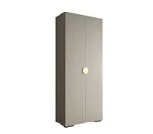 Szafy - Szafa ubraniowa garderoba z półkami INOVA 4 1SZ kaszmir+złoty - miniaturka - grafika 1