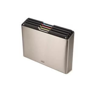Joseph Joseph Deski do krojenia Folio Steel srebrny jasny 4 szt. 60170 - Deski do krojenia - miniaturka - grafika 1