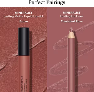 bareMinerals Mineralist Lasting Lip Liner Cherished Rose 1.3 g - Konturówki do ust - miniaturka - grafika 11