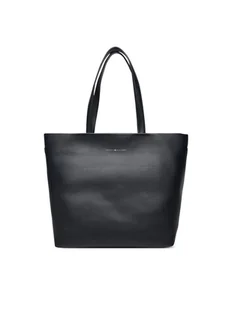 Tommy Hilfiger Torebka Th Logotape Tote AW0AW17693 Granatowy - Torebki damskie - miniaturka - grafika 1