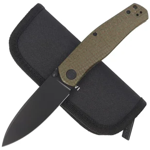 Nóż składany Civivi Sokoke Green Burlap Micarta, Black Stonewashed 14C28N by Ray Laconico (C22007-2) - Noże - miniaturka - grafika 4