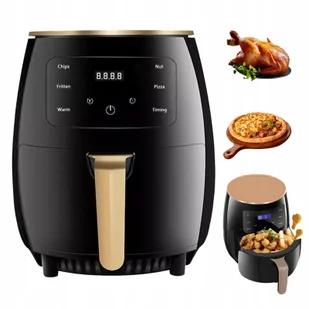 Frytkownica Beztłuszczowa Frytownica Air Fryer Separator Mocna 2400W 6L LCD - Frytownice gastronomiczne - miniaturka - grafika 1