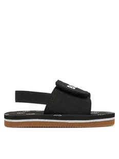 BOSS Sandały J52156 S Czarny - Buty dla chłopców - miniaturka - grafika 1