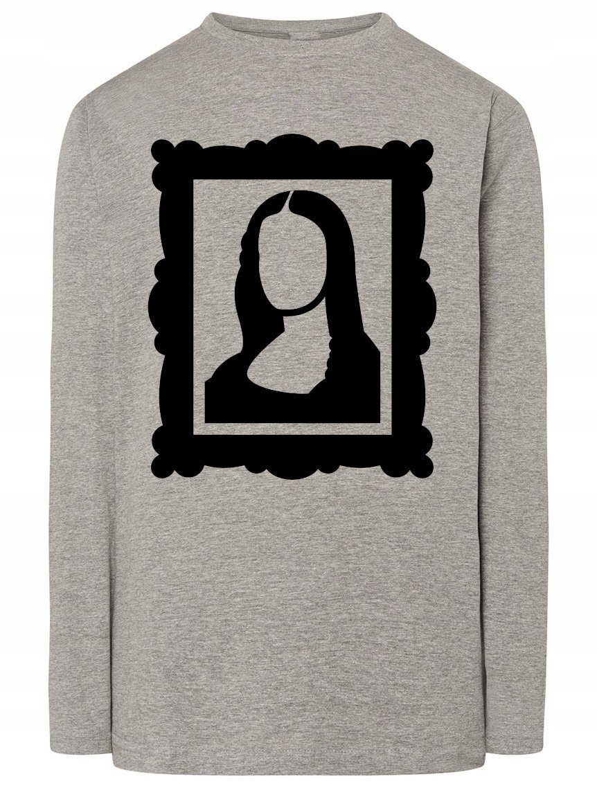 Longsleeve męski nadruk Mona Lisa Rozm.5XL