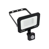 Lampy ogrodowe - Naświetlacz SMD LED z czujnikiem ruchu ASTON LED S 20W BLACK NW - miniaturka - grafika 1
