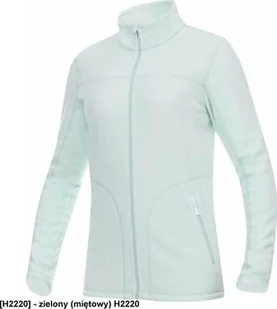 Ardon ARDON JOFLEX - Damska bluza polarowa stójka 2 kieszenie ozdobne płaskie ozdobne 100% poliester fleece, 280 g/m2 - zielony miętowy H2220 S - Bluzy damskie - miniaturka - grafika 1