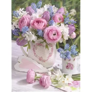 Titanum Malowanie po numerach - 40x50cm Bukiet - Malowanie po numerach - miniaturka - grafika 1